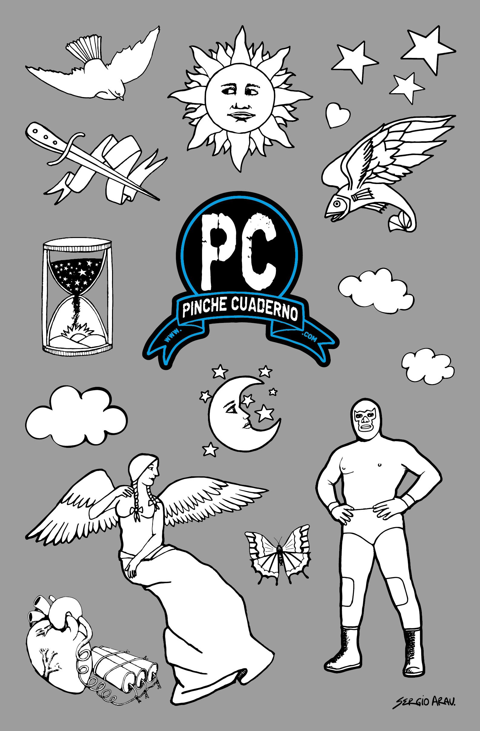 el pinche cuaderno (gris) de sergio arau