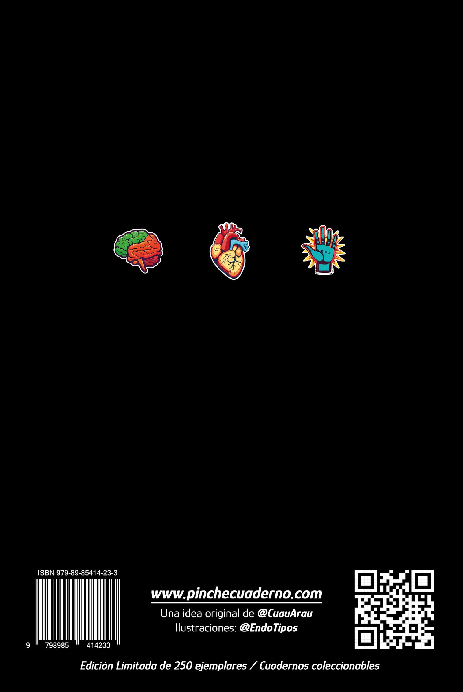 pinche cuaderno mágico (negro) de cuauhtli arau